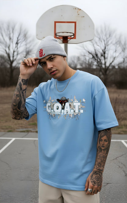 "Still G.O.A.T." Premium Unisex Terry Oversized Tee Streetwear