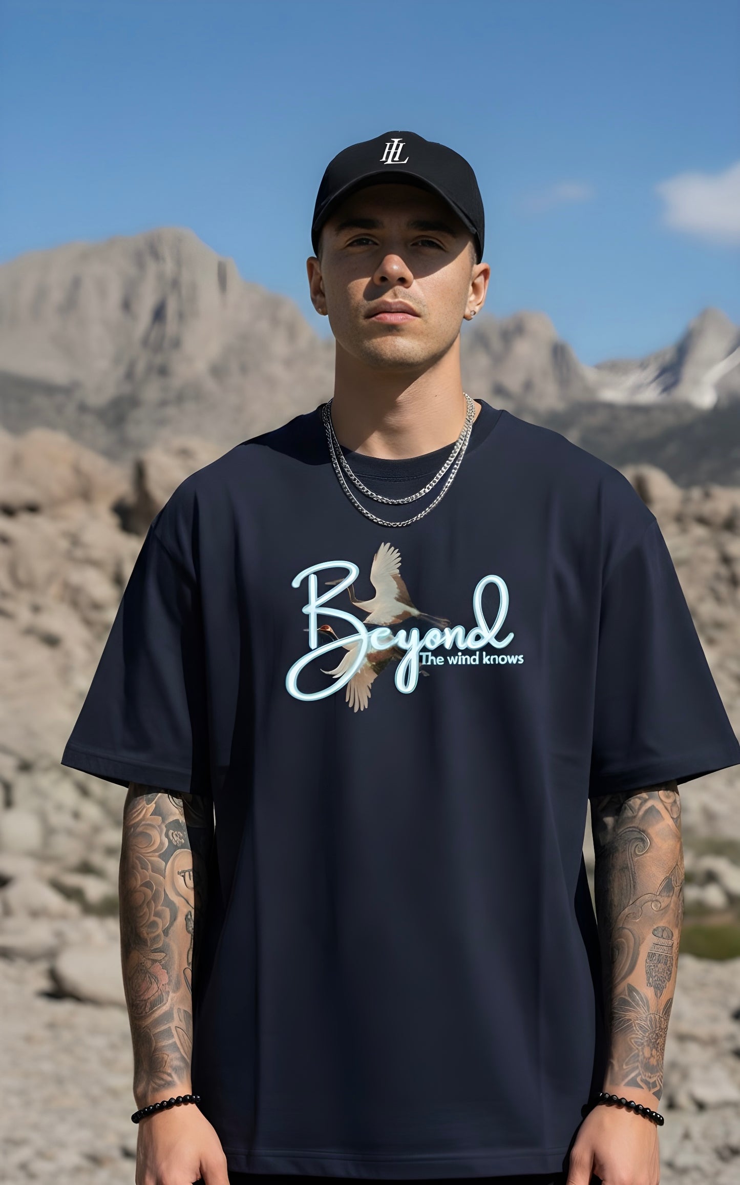 "Beyond the Wind Knows" Premium Unisex Terry Oversized Tee