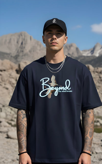 "Beyond the Wind Knows" Premium Unisex Terry Oversized Tee