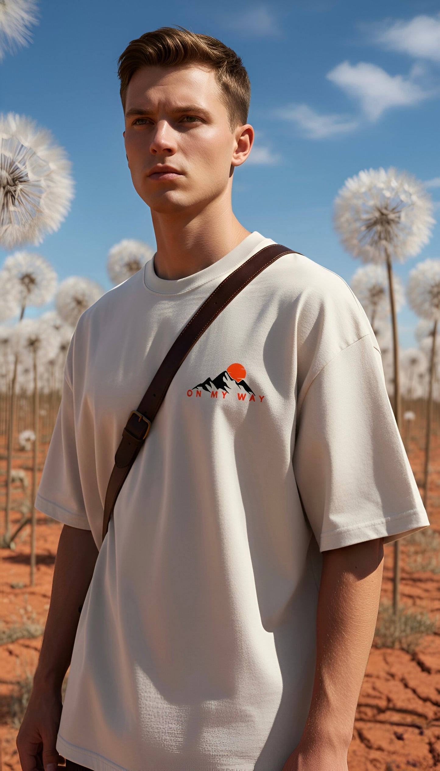 "On My Way" Premium Unisex Terry Oversized Tee
Wanderlust Graphic