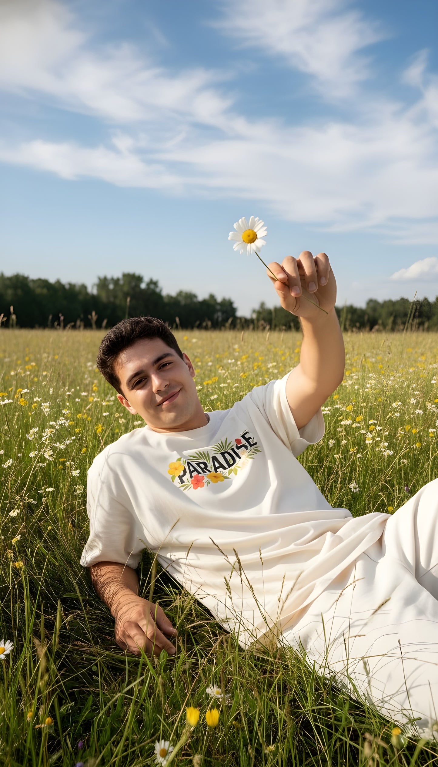 'Paradise Beetle' Premium Unisex Terry Oversized Tee