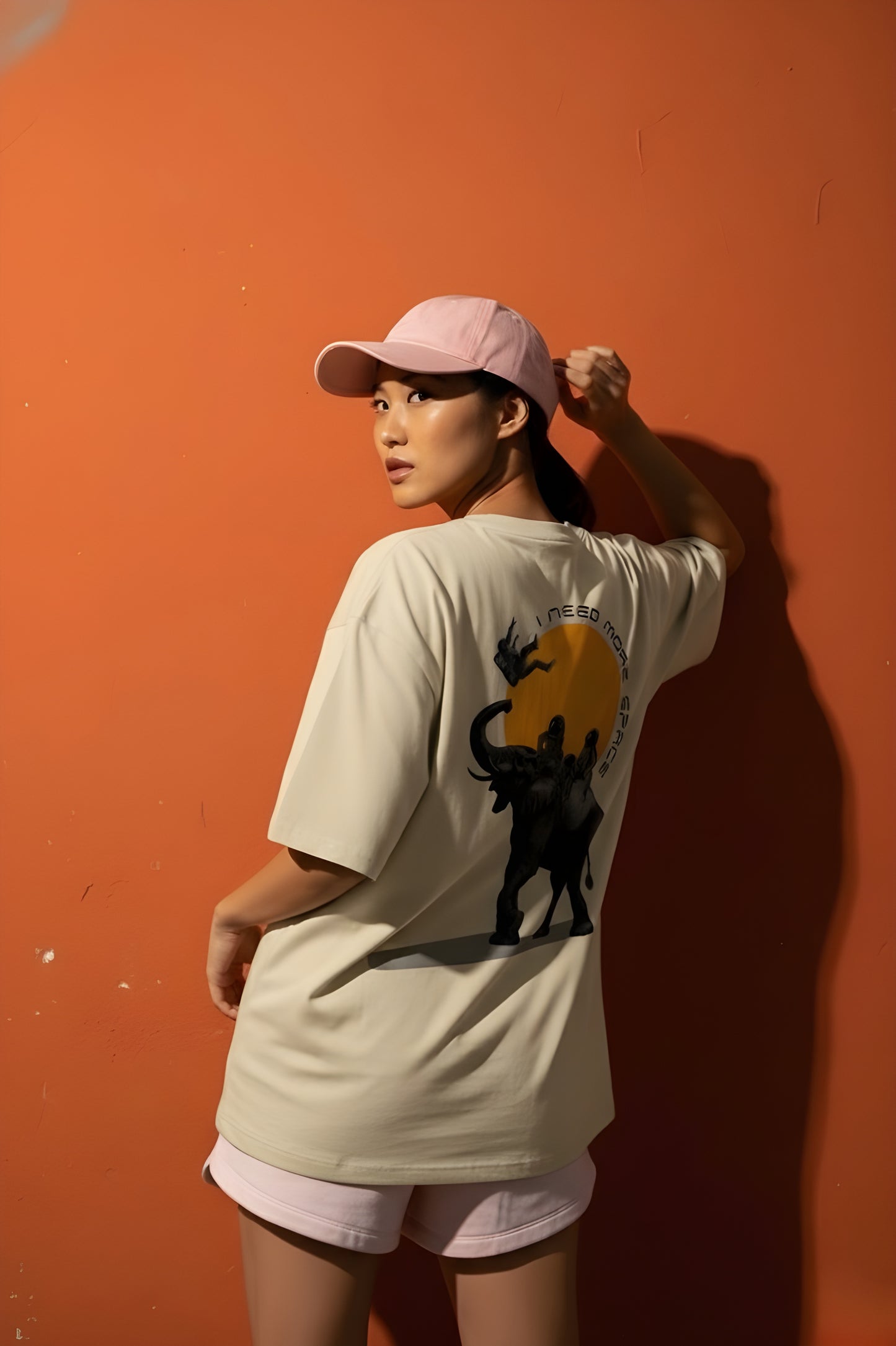 Need My Space” Oversized Graphic T-Shirt – 260 GSM Premium Cotton