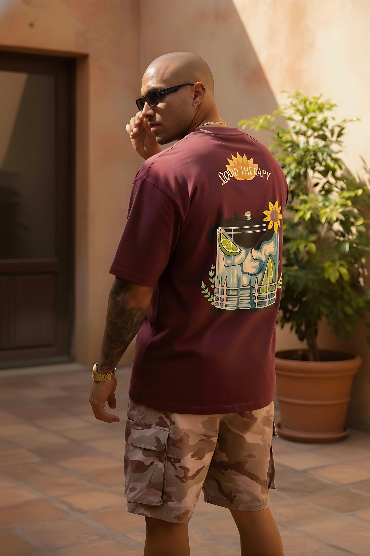 In High Spirits Unisex Terry Oversized Tee – Premium Edition