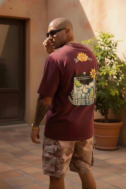 In High Spirits Unisex Terry Oversized Tee – Premium Edition