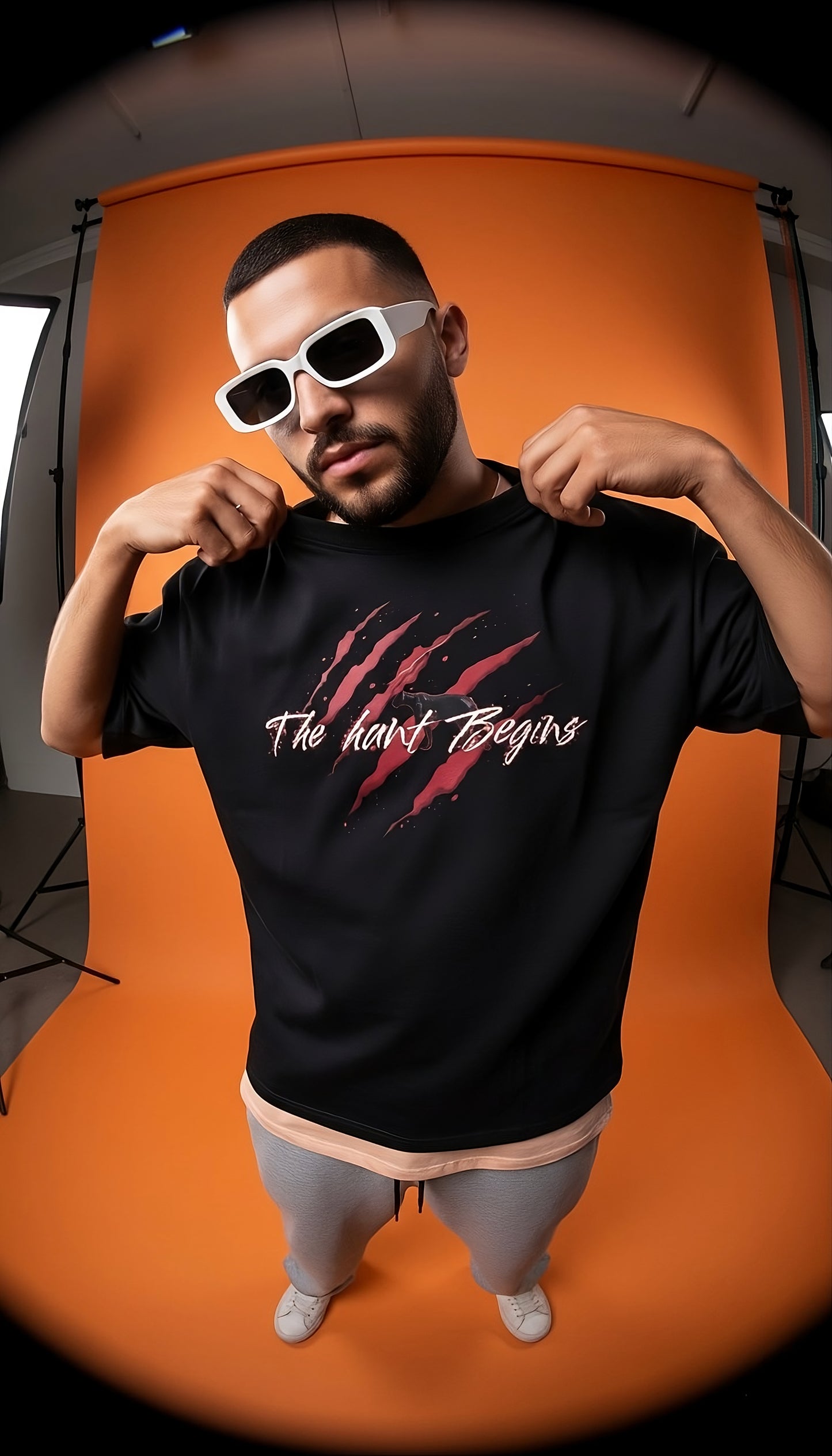 "Alpha Spirit" Premium Unisex Terry Oversized Tee Black Panther Graphic