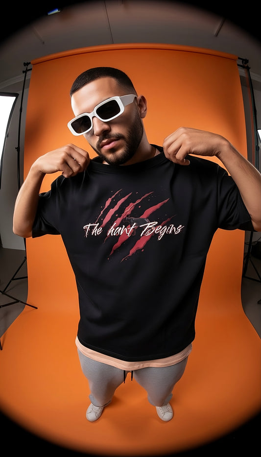 "Alpha Spirit" Premium Unisex Terry Oversized Tee Black Panther Graphic