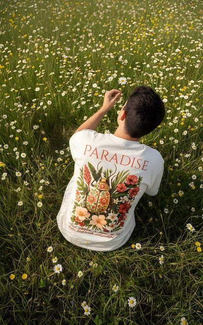 'Paradise Beetle' Premium Unisex Terry Oversized Tee