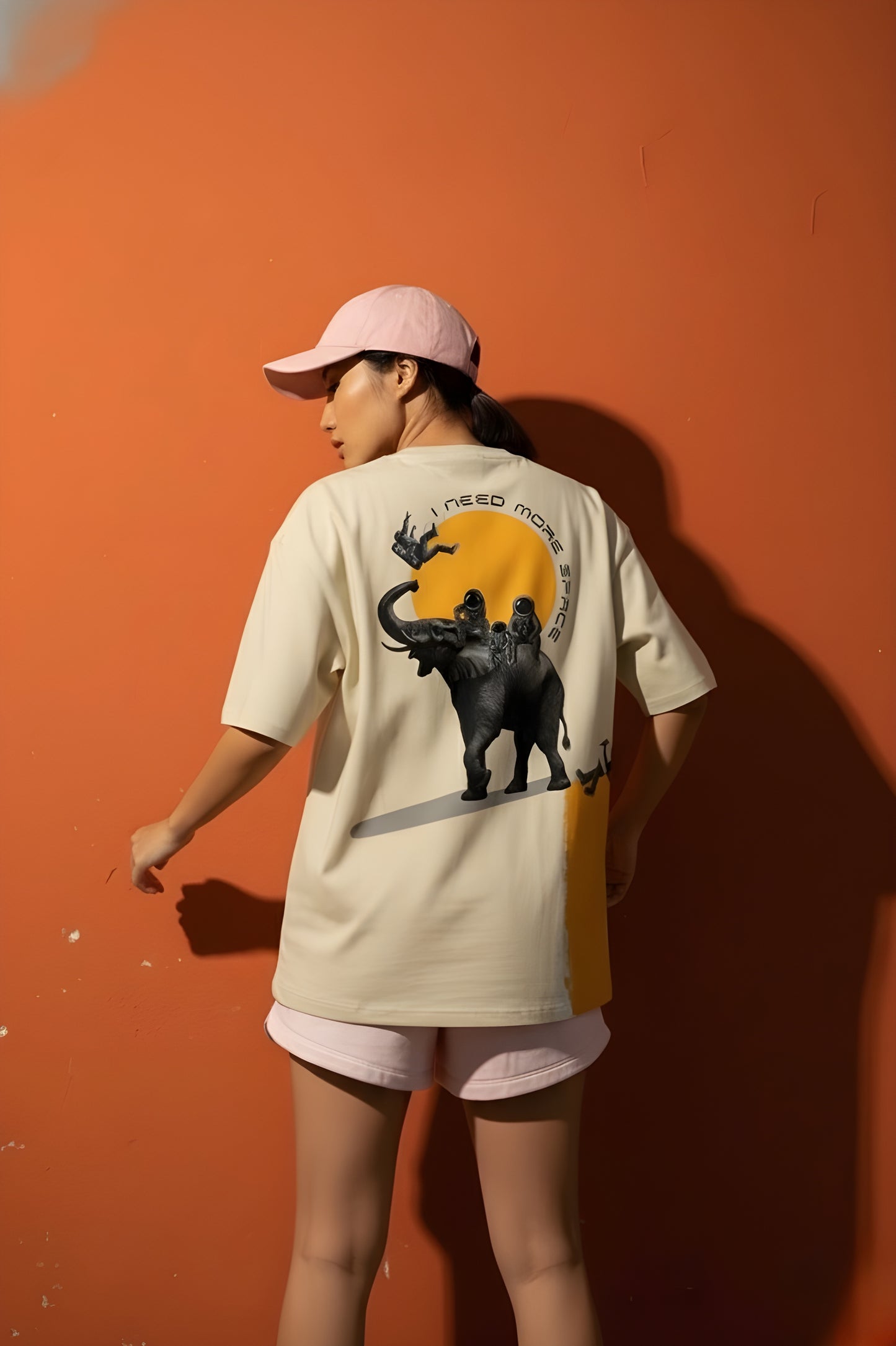 Need My Space” Oversized Graphic T-Shirt – 260 GSM Premium Cotton