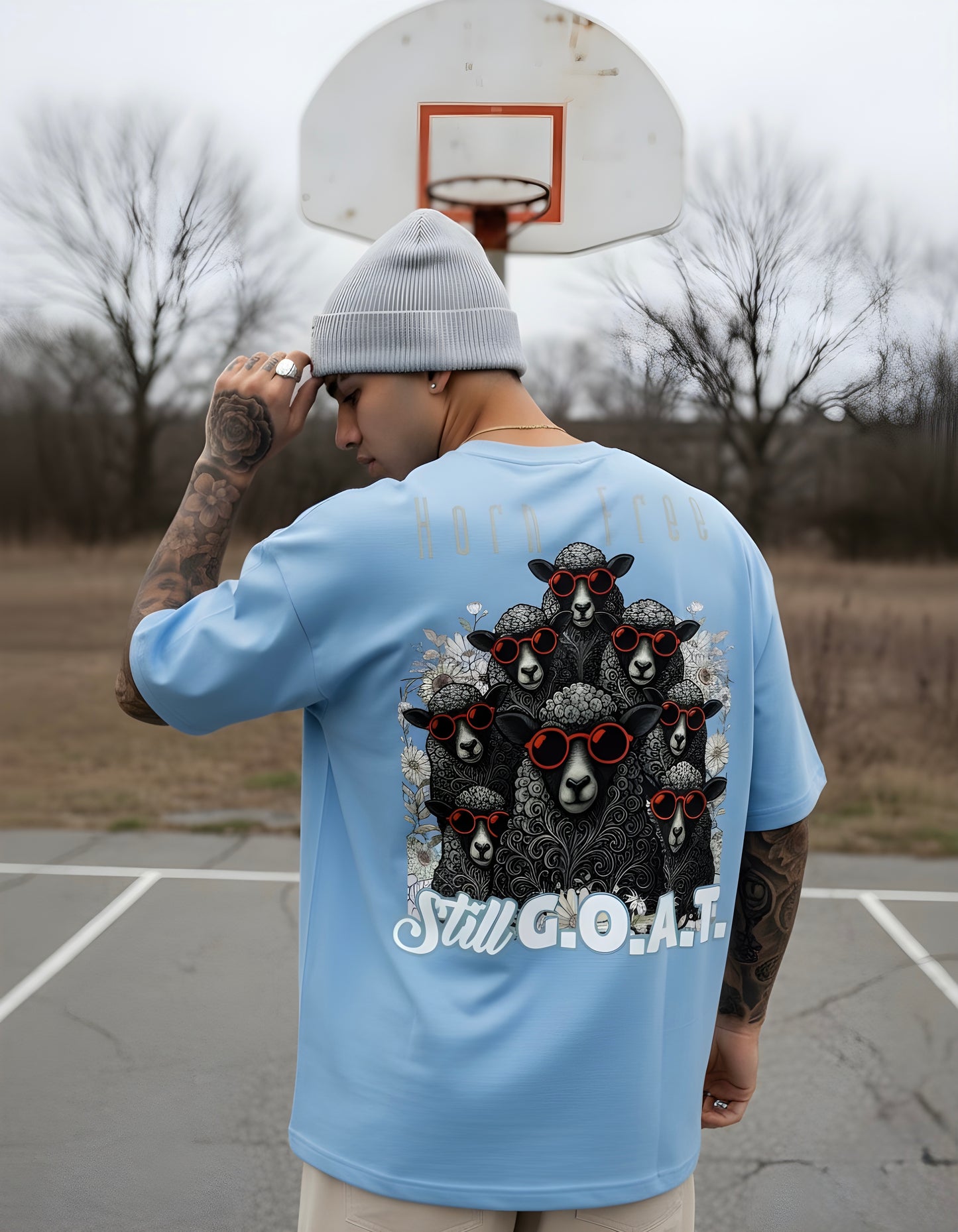 "Still G.O.A.T." Premium Unisex Terry Oversized Tee Streetwear