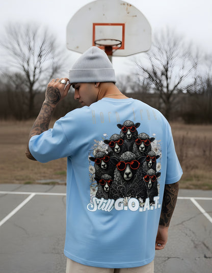 "Still G.O.A.T." Premium Unisex Terry Oversized Tee Streetwear