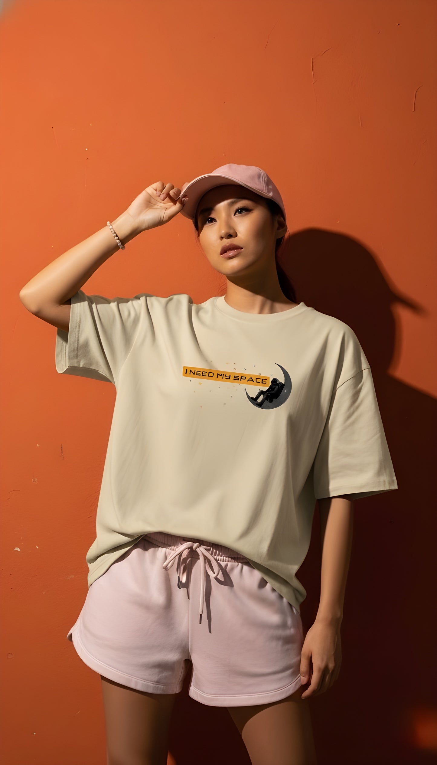 Need My Space” Oversized Graphic T-Shirt – 260 GSM Premium Cotton