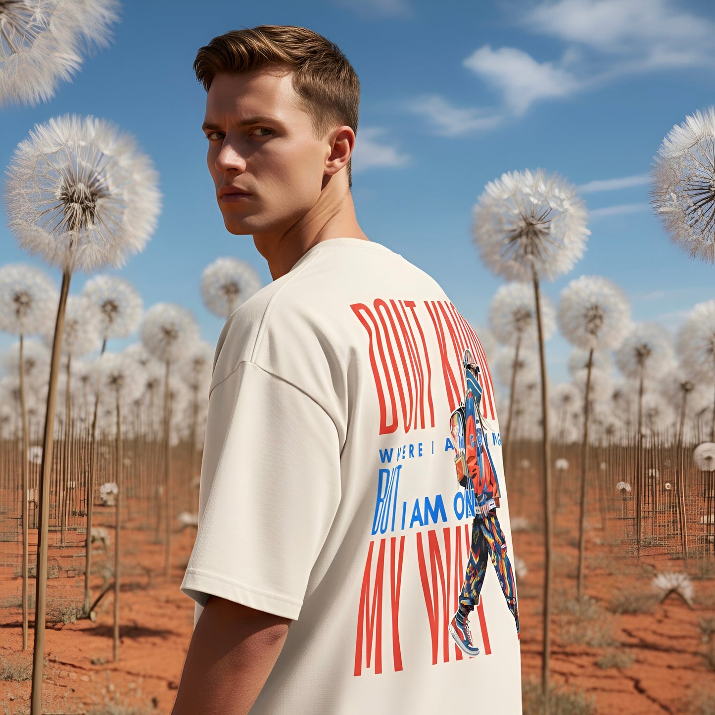 "On My Way" Premium Unisex Terry Oversized Tee
Wanderlust Graphic