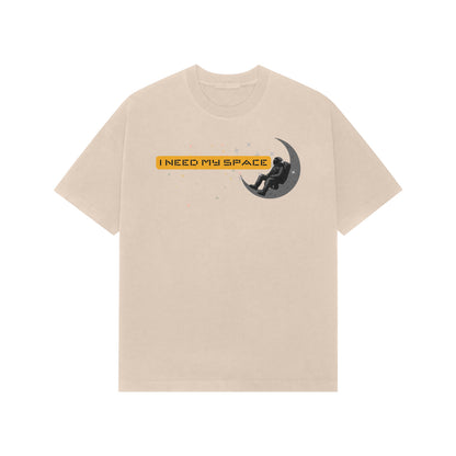 Need My Space” Oversized Graphic T-Shirt – 260 GSM Premium Cotton